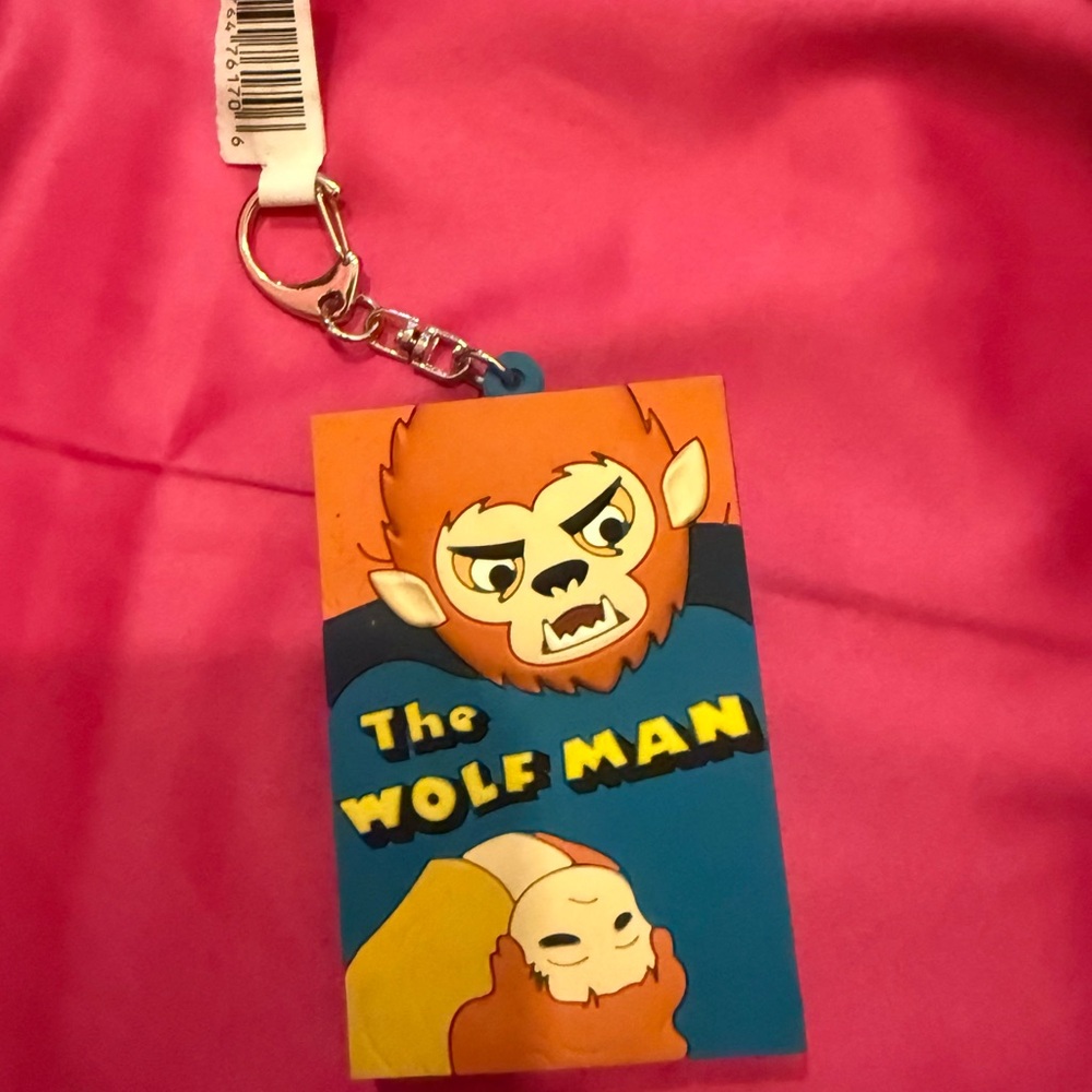 The Wolfman keychain zipper pull